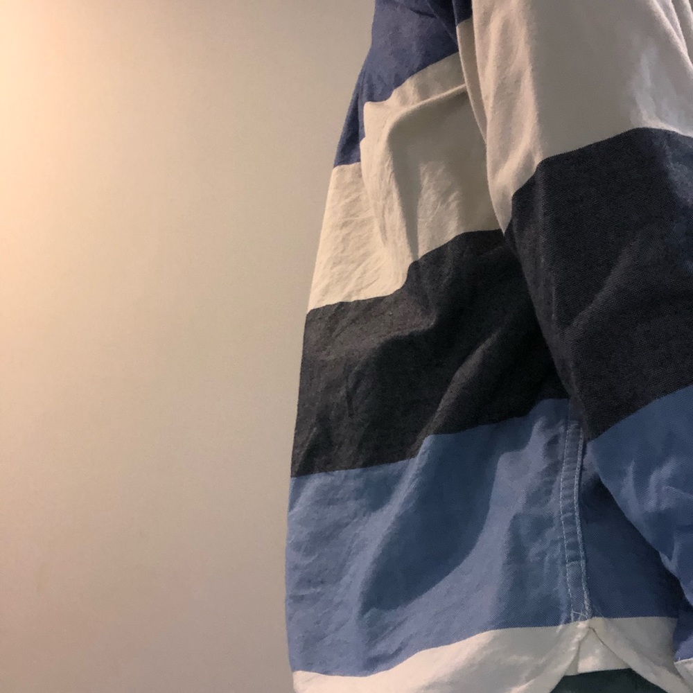 men’s striped button down - Picture 3 of 4